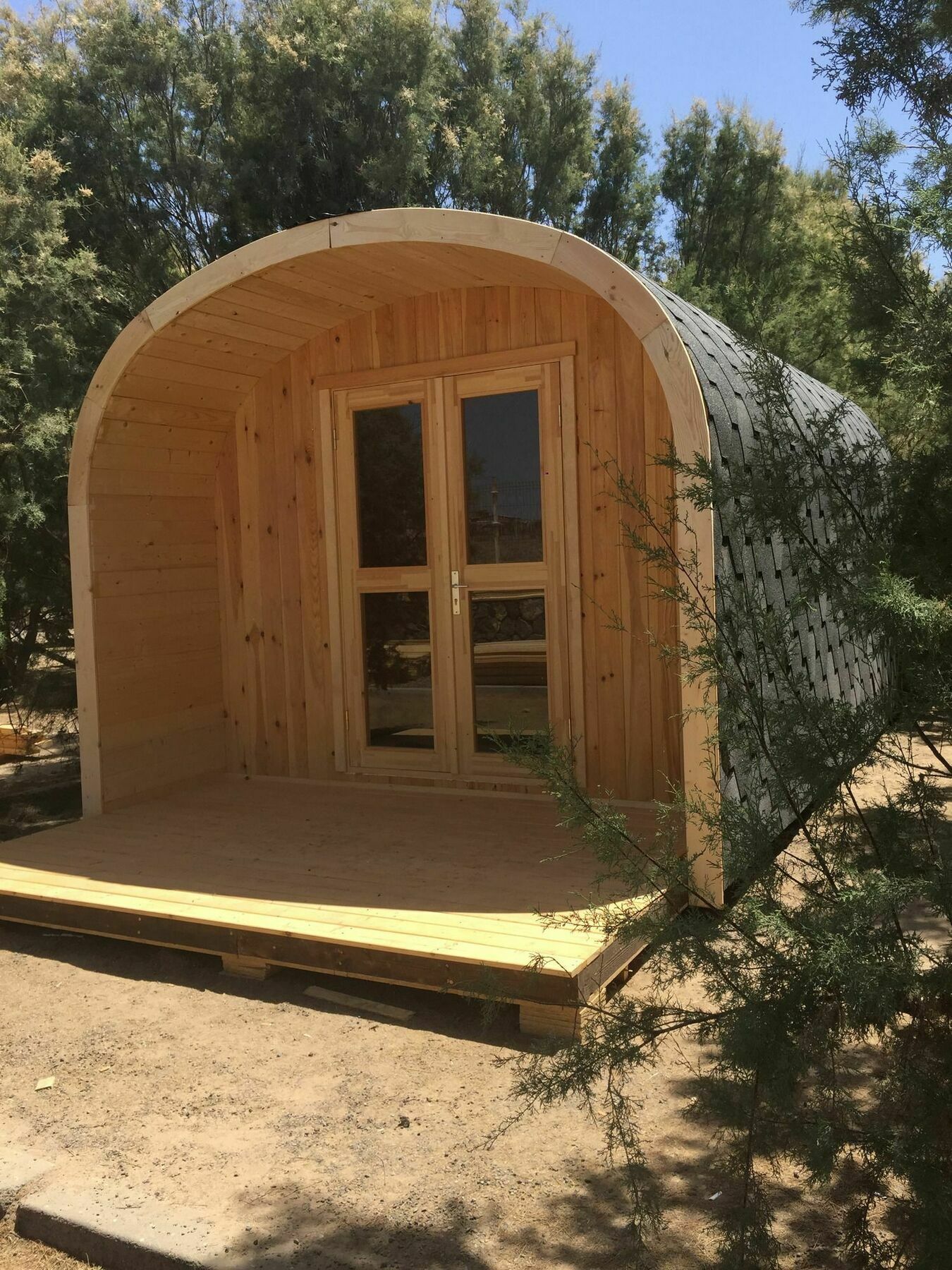 Eco-Wooden Houses Camping Montana Roja El Médano Exterior photo